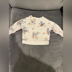 Easy peasy floral sweatshirt size 18 months